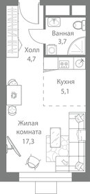 11,7 м², квартира-студия 5 500 000 ₽ - изображение 74