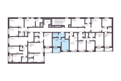 29 м², 1-комнатная квартира 4 150 000 ₽ - изображение 44