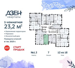 23,2 м², квартира-студия 7 390 094 ₽ - изображение 2