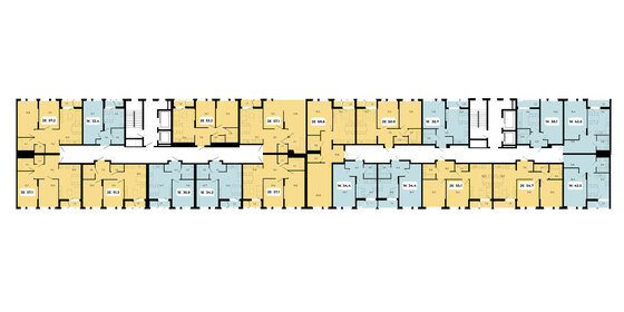 68,7 м², 2-комнатная квартира 7 076 100 ₽ - изображение 32