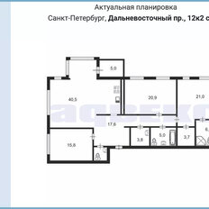 Квартира 138,4 м², 3-комнатная - изображение 2