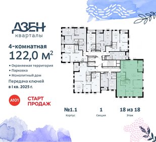 112 м², 3-комнатная квартира 25 000 000 ₽ - изображение 96