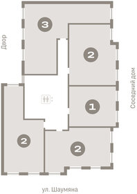 Квартира 77,7 м², 2-комнатная - изображение 2
