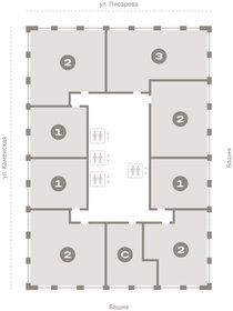 56 м², 3-комнатная квартира 6 590 000 ₽ - изображение 121