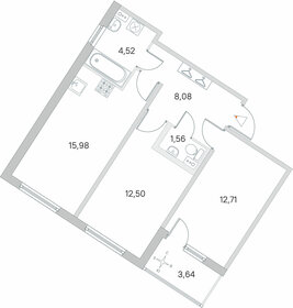 Квартира 57,2 м², 2-комнатная - изображение 1