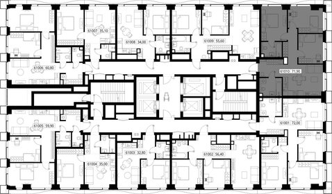 74 м², 3-комнатная квартира 23 500 000 ₽ - изображение 145