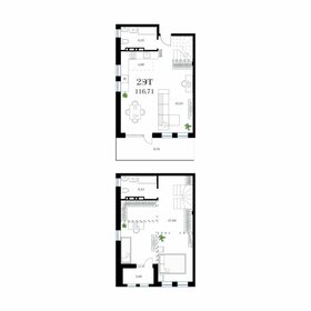 Квартира 116,7 м², 3-комнатная - изображение 1