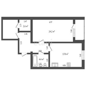 Квартира 70 м², 2-комнатная - изображение 2