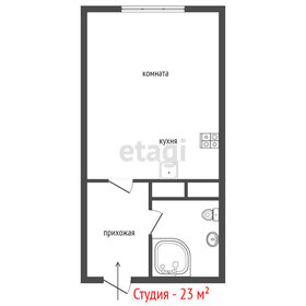 Квартира 23 м², студия - изображение 1