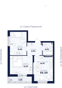 Квартира 52,3 м², 2-комнатная - изображение 2