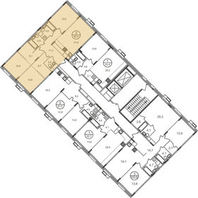 96 м², 3-комнатная квартира 42 750 000 ₽ - изображение 72