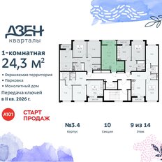 Квартира 24,3 м², студия - изображение 4