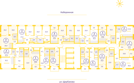 36 м², 1-комнатная квартира 3 600 000 ₽ - изображение 55