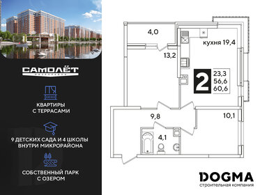 61 м², 2-комнатная квартира 10 339 500 ₽ - изображение 33