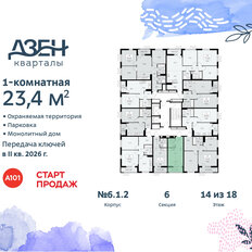 Квартира 23,4 м², студия - изображение 4