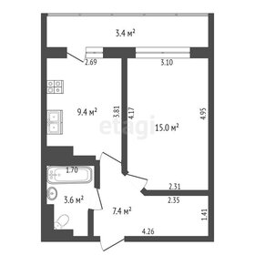 30,3 м², 1-комнатная квартира 4 600 000 ₽ - изображение 31
