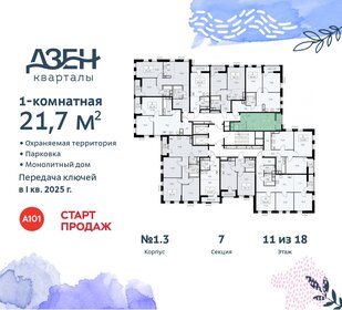 23 м², квартира-студия 7 276 056 ₽ - изображение 35