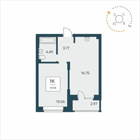 36,6 м², 1-комнатная квартира 4 800 000 ₽ - изображение 51