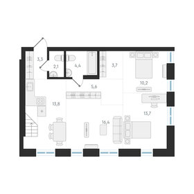 100,5 м², 3-комнатная квартира 17 600 000 ₽ - изображение 17