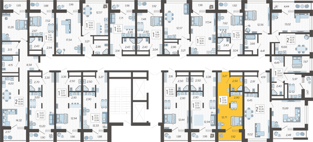 24 м², квартира-студия 10 050 000 ₽ - изображение 138