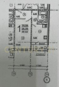 Квартира 38,6 м², 1-комнатная - изображение 1