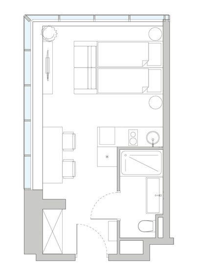 23,5 м², апартаменты-студия 6 840 404 ₽ - изображение 41