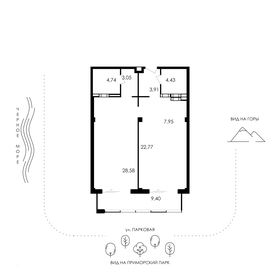 85,2 м², 2-комнатные апартаменты 31 942 536 ₽ - изображение 2