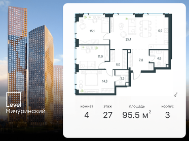 280 м², 4-комнатная квартира 201 592 608 ₽ - изображение 107