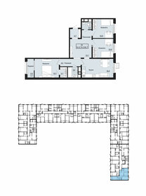 80,7 м², 3-комнатная квартира 6 812 400 ₽ - изображение 31