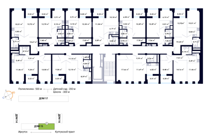 46,3 м², 2-комнатная квартира 5 399 000 ₽ - изображение 80