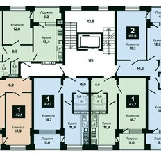 Квартира 58,9 м², 2-комнатная - изображение 2