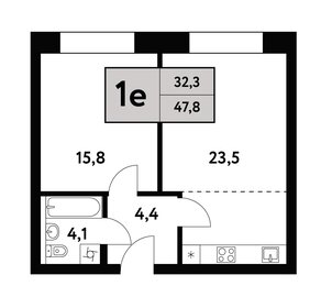 47,3 м², 2-комнатная квартира 20 411 334 ₽ - изображение 17