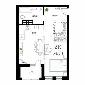 54,3 м², 1-комнатная квартира 13 585 000 ₽ - изображение 21