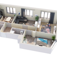 Квартира 70,7 м², 3-комнатная - изображение 2