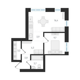 69,5 м², 3-комнатная квартира 7 900 000 ₽ - изображение 94