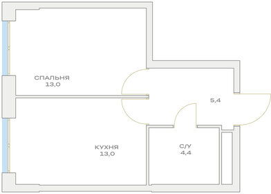 35,8 м², 1-комнатная квартира 8 527 274 ₽ - изображение 31