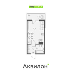 27,1 м², квартира-студия 4 000 000 ₽ - изображение 1