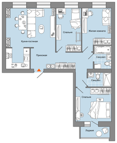 Квартира 83 м², 3-комнатная - изображение 1