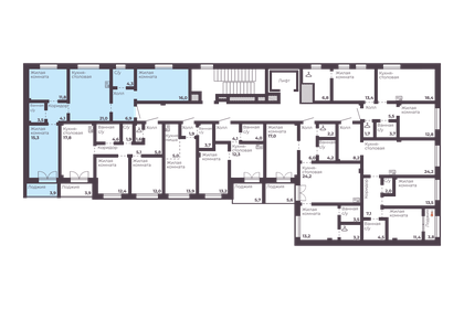 82,1 м², 3-комнатная квартира 8 700 000 ₽ - изображение 70