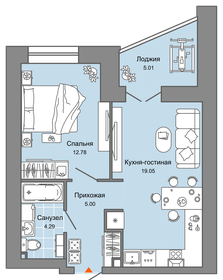 58 м², 2-комнатная квартира 4 230 000 ₽ - изображение 45