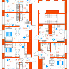 Квартира 34,6 м², 1-комнатная - изображение 2