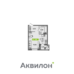 25,9 м², квартира-студия 4 224 136 ₽ - изображение 17