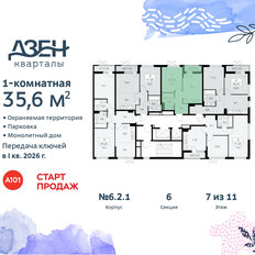 Квартира 35,6 м², 1-комнатная - изображение 4
