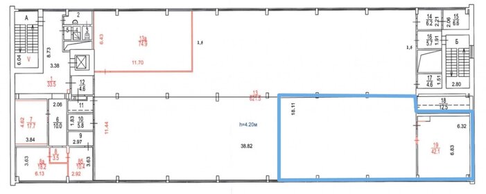 112,1 м², офис 149 466 ₽ в месяц - изображение 60