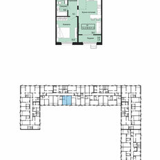 Квартира 41,5 м², 1-комнатная - изображение 2