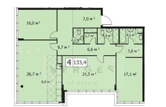 131 м², 4-комнатная квартира 85 000 000 ₽ - изображение 1