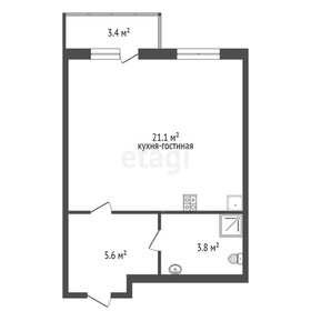 Квартира 31,5 м², студия - изображение 1