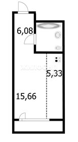 27 м², 1-комнатная квартира 3 900 000 ₽ - изображение 5