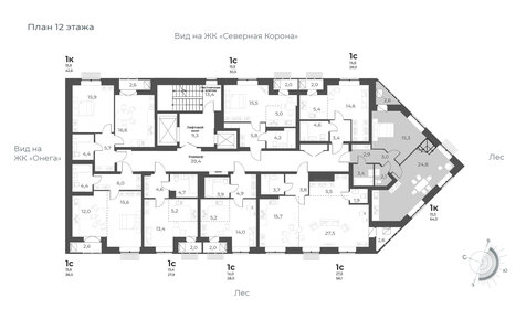 85,5 м², 2-комнатная квартира 9 950 000 ₽ - изображение 65