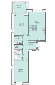 Квартира 72,3 м², 2-комнатная - изображение 1